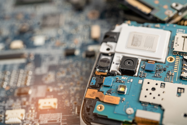 how are the materials in phones separated and reused
