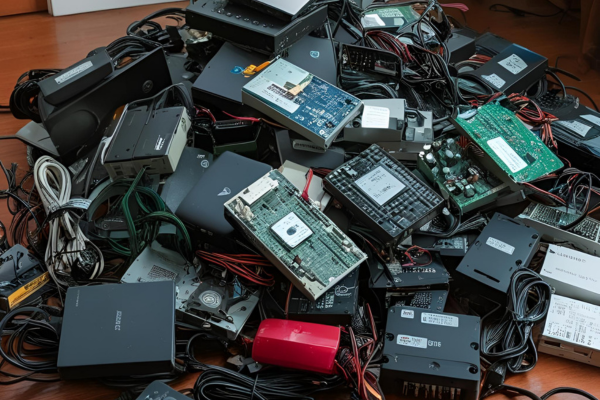 where does e waste go